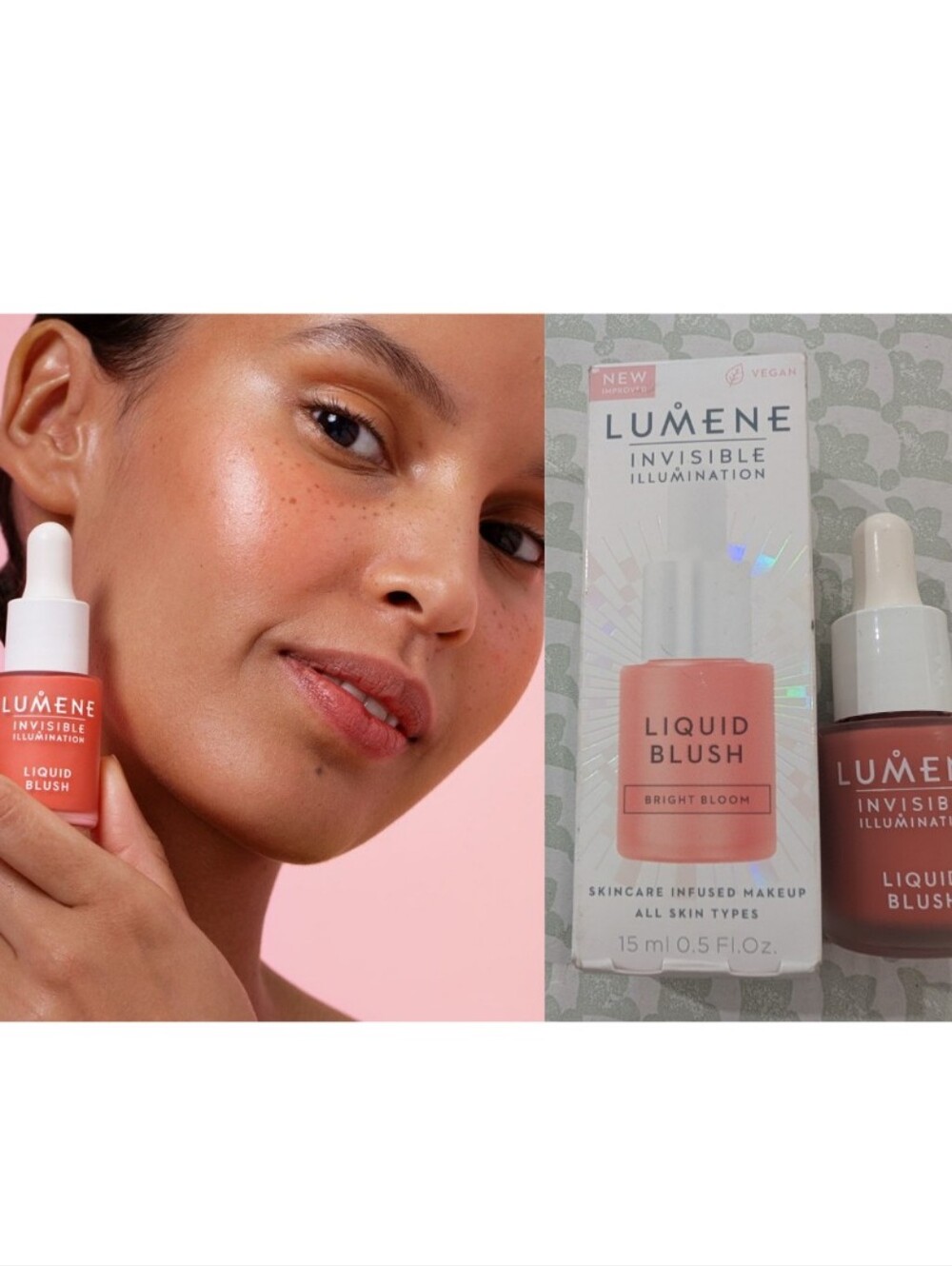 Lumene | Invisible Illumination Liquid Blush In Bright Bloom